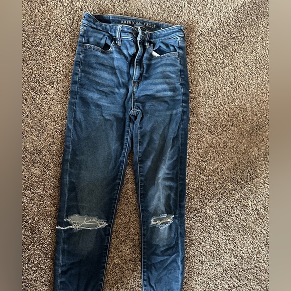American eagle size 2 long super high rise, jegging - Picture 1 of 5